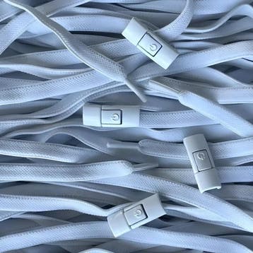 Elastische veters - Wit (5-Pack) • 120  cm x 8 mm, Kleding | Heren, Schoenen, Ophalen of Verzenden, Nieuw