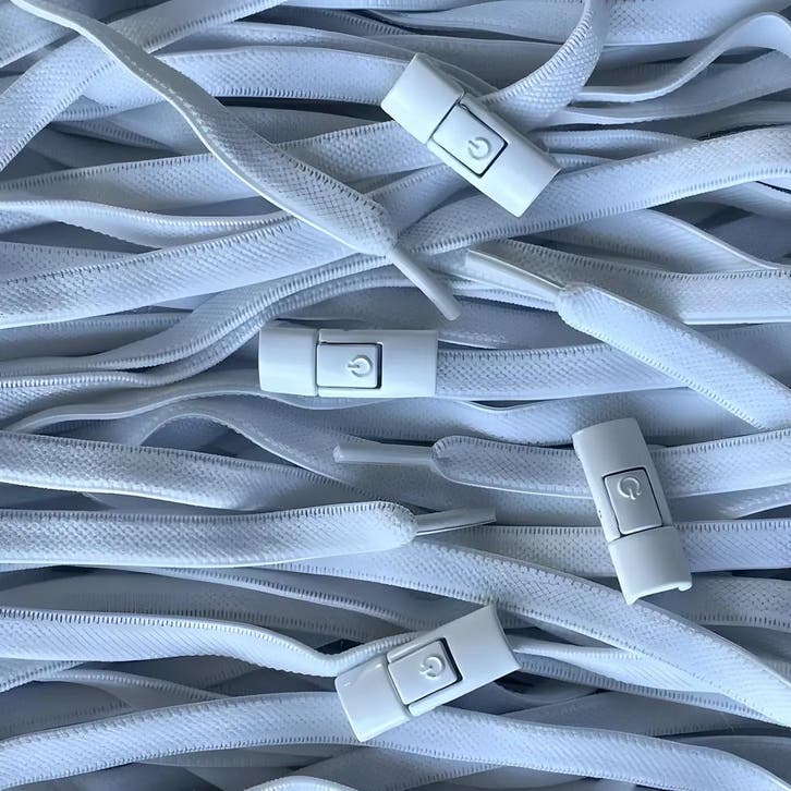 Elastische veters - Wit (5-Pack) • 120  cm x 8 mm, Kleding | Heren, Schoenen, Ophalen of Verzenden