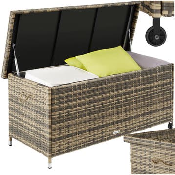 Wicker opbergbox Kiruna met kunststof gaas, Verzenden, Nieuw