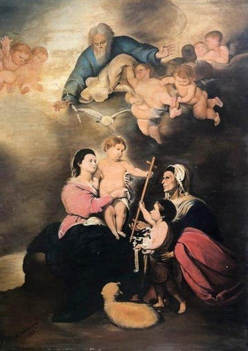 A. Lebornie (XX) - Sacra Famiglia con Sant’Anna e San