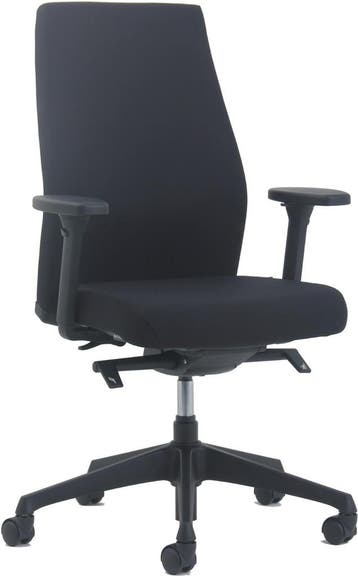 Torino NPR bureaustoel stof, zwart ES DS Nieuw, Ophalen of Verzenden, Ergonomisch, Nieuw, Bureaustoel