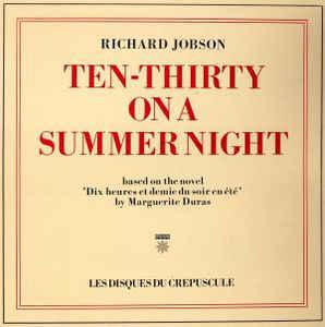 cd - Richard Jobson - Ten-Thirty On A Summer Night / An A..., Verzenden, Zo goed als nieuw