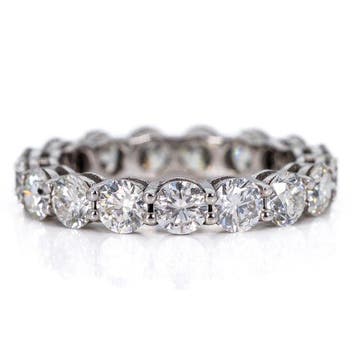 Zonder minimumprijs - Ring - 14 karaat Witgoud - 3.57ct. tw., Nieuw