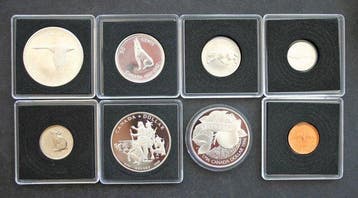 Canada, Upper Canada Elizabeth II. 1 Dollar 1967-1996 (6