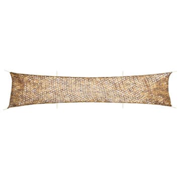 vidaXL Camouflagenet met opbergzak 706x140 cm zandkleurig, Verzenden, Nieuw