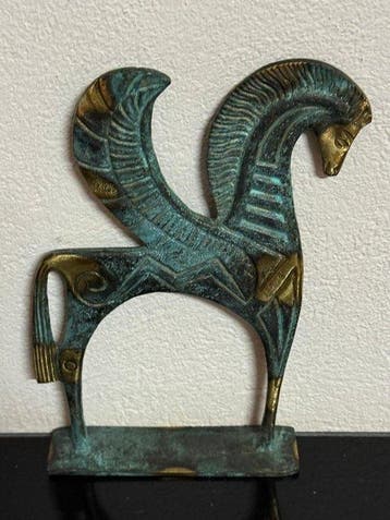 Beeld, No name - 15 cm - Brons, Antiek en Kunst