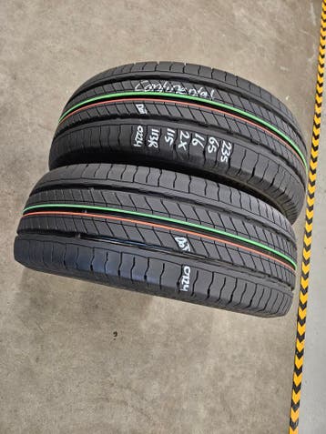 235/65/16C 115/113R CONTINENTAL ZOMERBANDEN 9,4MM PROFIEL 2X, Auto-onderdelen, Banden en Velgen, Ophalen, 16 inch, 235 mm, Band(en)