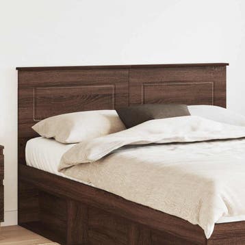 vidaXL Hoofdbord Bruin Eiken Bewerkt hout, Verzenden, Nieuw, Bruin, Hout