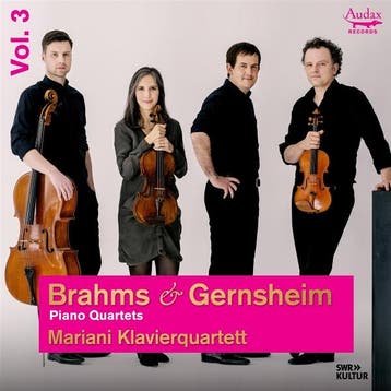 cd - mariani klavierquartett - BRAHMS &amp; GERNSHEIM VOL..., Verzenden, Zo goed als nieuw