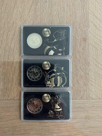 Frankrijk. 2 Euro 2019 Astérix (3 coincards) (Zonder