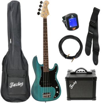 Fazley Outlaw Series Peacemaker Basic Blue basgitaar, Verzenden, Nieuw