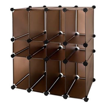2dekans | SoBuy Vakkenkast - 12 Vakken - 95 x 76 x 38 cm -, Ophalen of Verzenden, Zo goed als nieuw