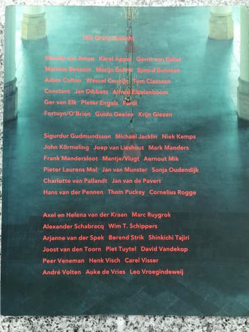 Het grote gedicht: Nederlandse beeldhouwkunst 1945/1994, Gelezen, Verzenden, Beeldhouwkunst, Jan Brand