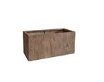 Plantenbak Fiberclay 79x39x39 cm Houtstructuur, Tuin en Terras, Bloembakken en Plantenbakken, Verzenden, Nieuw
