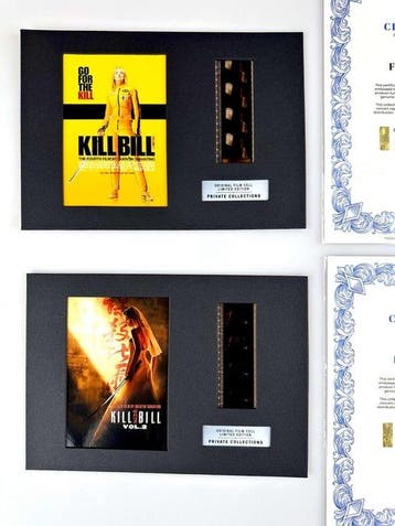Kill Bill – Rare Set of 2 Mounted 35mm Film Cells –, Verzamelen, Nieuw