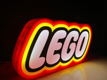 Tafellamp - pla - LEGO-lamp met LED, Nieuw