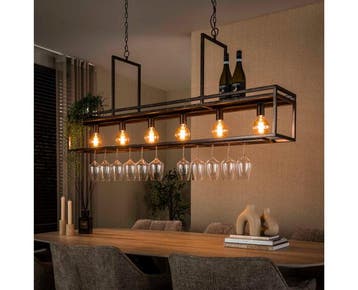 Hanglamp Decorate 6L - Urban bruin, Huis en Inrichting, Ophalen of Verzenden, Nieuw
