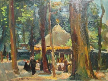 André Planson (1898-1981) - Fête à Saint Guénolé en Bretagne