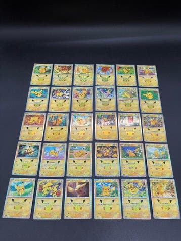 Pokémon - 30 Card - Complete Pikachu Set 30/30 - Mega, Nieuw