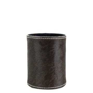 pennenbak koehuid zwart/wit 10cm, Verzenden, Nieuw
