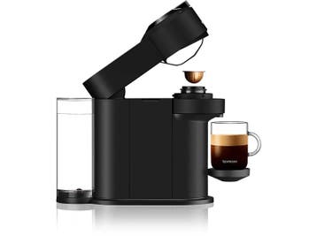 Krups -  Nespresso  Vertuo Next - Capsulemachine Zwart, Verzenden, Nieuw, Koffiepads en cups, Afneembaar waterreservoir