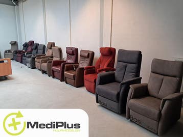 Nieuwe en gebruikte sta-op stoelen: Garantie & thuisbezorgd, Ophalen of Verzenden, Zo goed als nieuw, Modern, klassiek, stof, leer, textiel