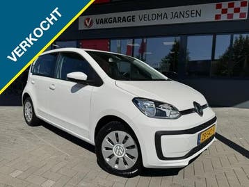 Volkswagen up! | Zakelijke Lease v.a. €151.68 pm, Automaat, Stof, Gebruikt, Wit