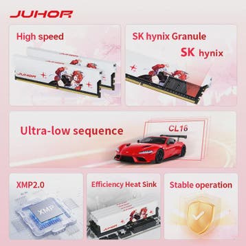 JUHOR DDR4 8GB 3200MHz CL16 Desktop RAM - Hoge Prestaties &, Verzenden, Nieuw