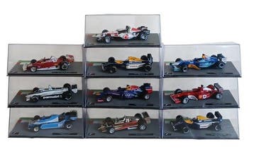 IXO 1:43 - Modelauto (10) - Lotto 10 F1 Auto Collection -, Nieuw