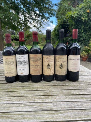 1992 Châteaux Semeillan 1997 Domaine Zédé, 1990 x 2 Château, Nieuw