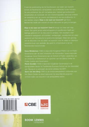 Waar is de raad van toezicht? 2 / 2 9789059318670, Verzenden, Zo goed als nieuw