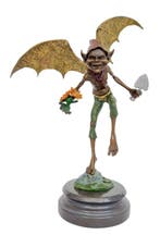 Beeldje - Goblin - Brons