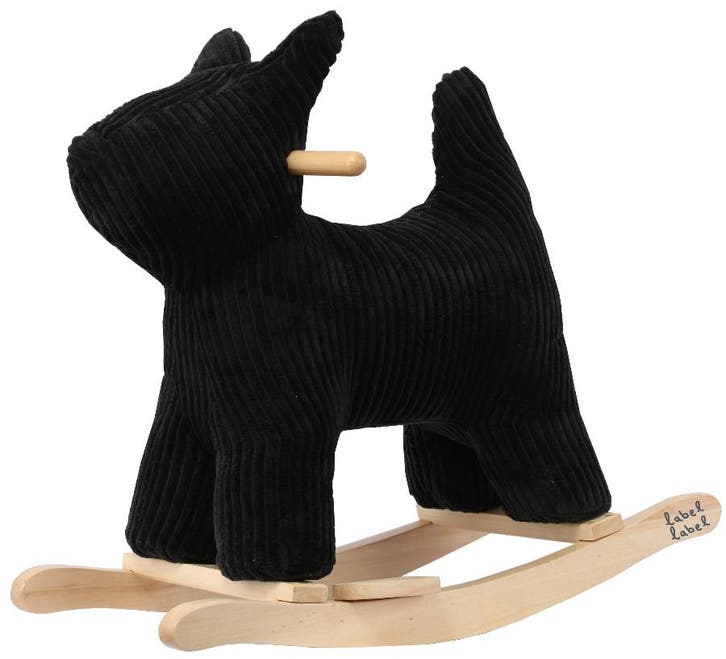 Label Label Hond Zwart Hobbeldier, Kinderen en Baby's, Speelgoed | Babyspeelgoed, Nieuw, Verzenden