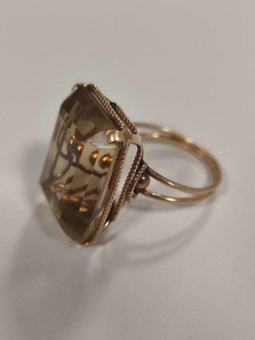 Ring - 18 karaat Geel goud, Sieraden, Tassen en Uiterlijk, Ringen