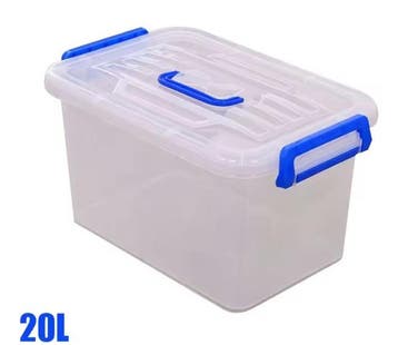 Stapelbare Opbergdoos met Deksel – Organizer Box met Wielen, Huis en Inrichting, Woonaccessoires | Kisten, Verzenden, Nieuw