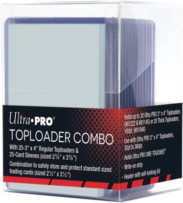 Toploader Combo (25 stuks) | Ultra Pro - Trading cards, Verzenden, Nieuw