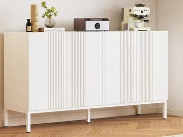 Modern Dressoir met 4 Deuren – Voor Woonkamer of Keuken, Verzenden, Nieuw