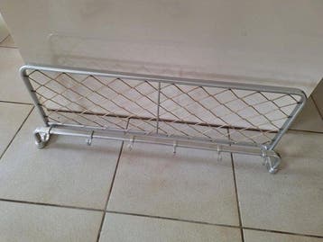 Kapstok - Aluminium - Met bagagerek (touw)