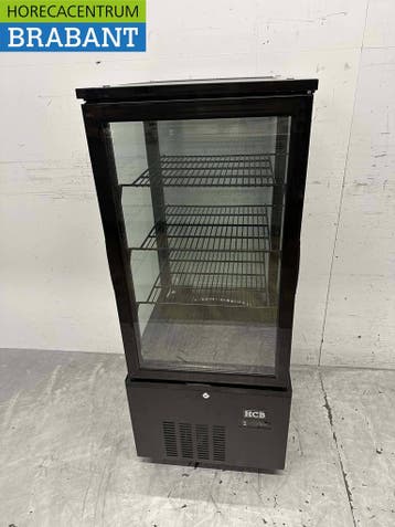 HCB Koelvitrine Gebaksvitrine Zwart 158 liter 230V Horeca, Ophalen of Verzenden, Nieuw in verpakking
