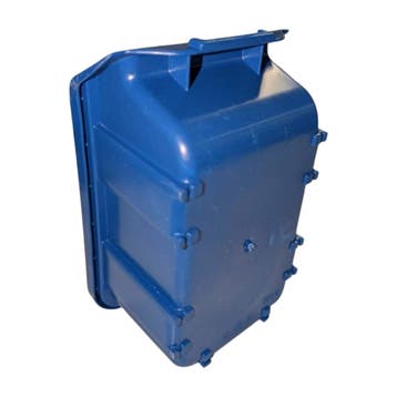 Magazijnbak, 100x163x72 mm, blauw kunststof, nieuw, Ophalen of Verzenden