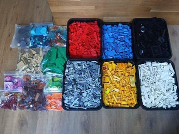 Lego Onderdelen - 8kg Mixed Colour Sorted Parts, Nieuw
