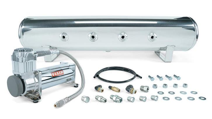 Air Lift 4 Gal. 7-Port Tank w/ Viair 444c Chrome Compressor, Auto-onderdelen, Ophanging en Onderstel, Ophalen of Verzenden