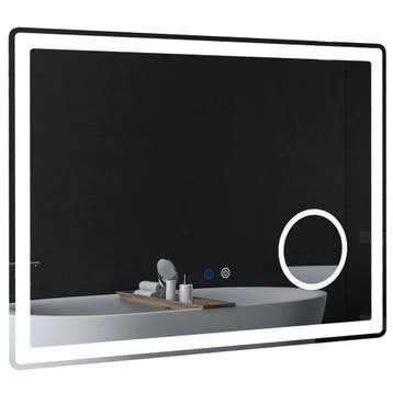 TRUUSK LED Badkamerspiegel - 3x Vergroting - Touch-Functie -, Verzenden, Nieuw