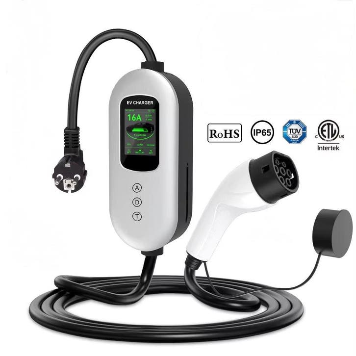 D8 Pro Mobiele Thuislader met App 3.7 kW | Type 2 | 16A |, Auto diversen, Laadpalen, Nieuw, Verzenden