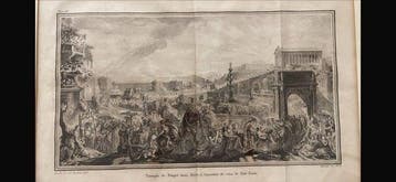 Gabriel de Saint-Aubin (1724-1780) - Triomphe de Pompée dans