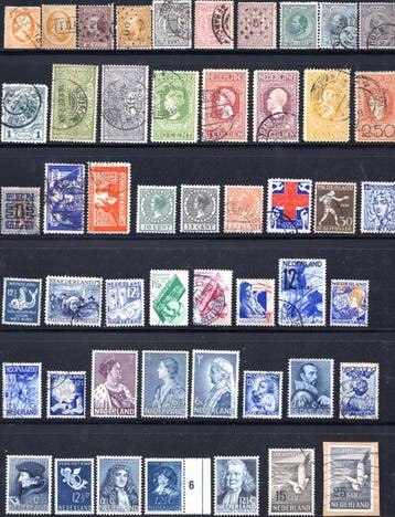Nederland 1852/1980 - Collectie in 1 DAVO voordrukalbum -, Gestempeld