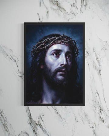 SDIMART - Jesus Christ - The Pain of Choice Oil Style, Antiek en Kunst