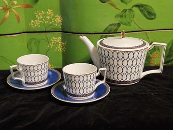 Wedgwood - Eetservies (5) - Beenderporselein - theeset van