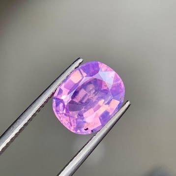 1 pcs Roze, Oranje Padparacha saffier - 4.44 ct - Asian, Nieuw