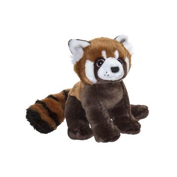 Nature Planet rode panda knuffel - pluche - 22 cm - bosdier, Verzenden, Nieuw